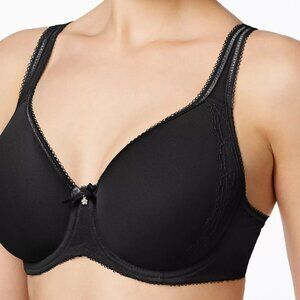 #694 Wacoal Retro Chic Seamless Underwire Contour Bra 853186 - Black